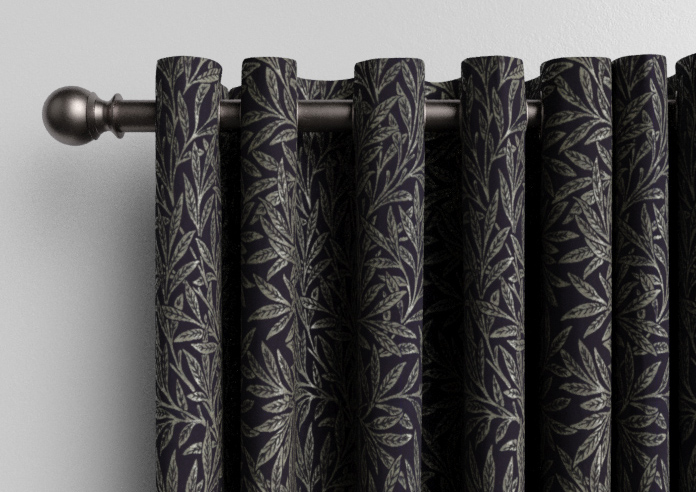 William Morris At Home Willow, Woven Indigo - Made to Measure Curtains - Image 12